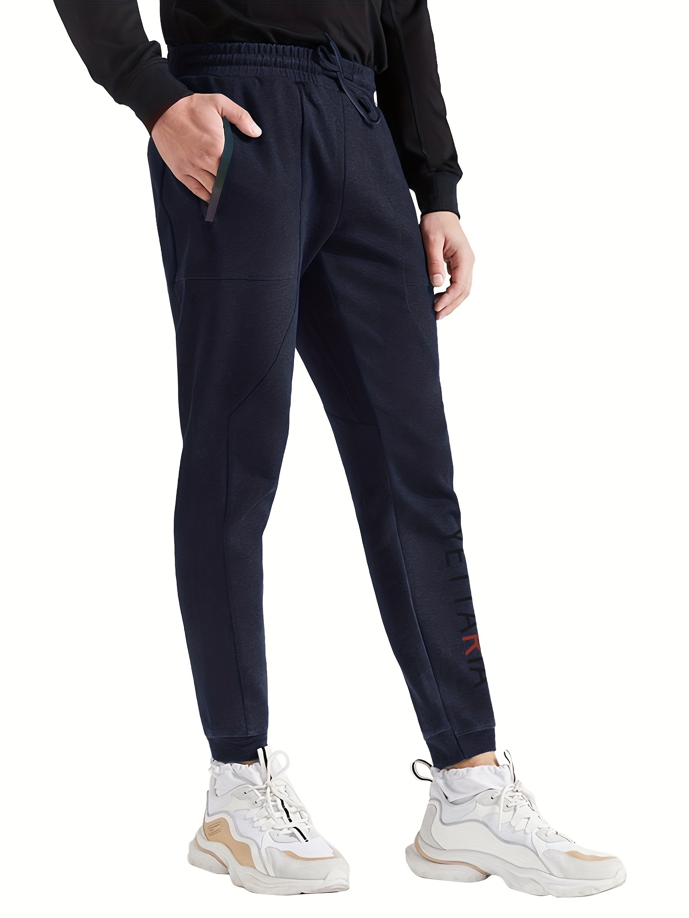 Men's Activewear Sports Pants Drawstring Quick Dry Athletic - Temu