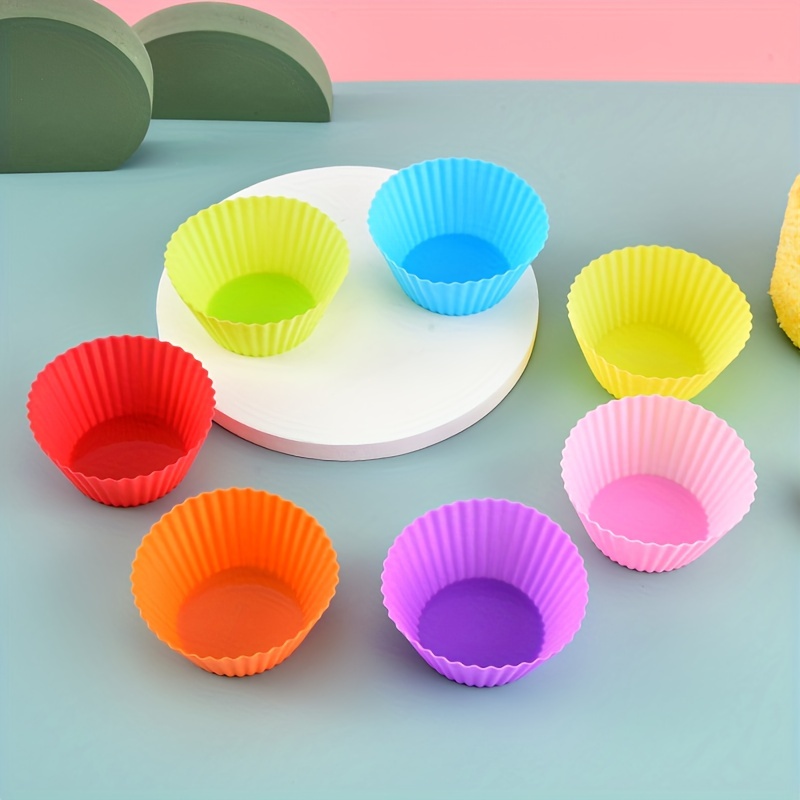 Silicone Cupcake Moulds 2 Cups - Round Shape