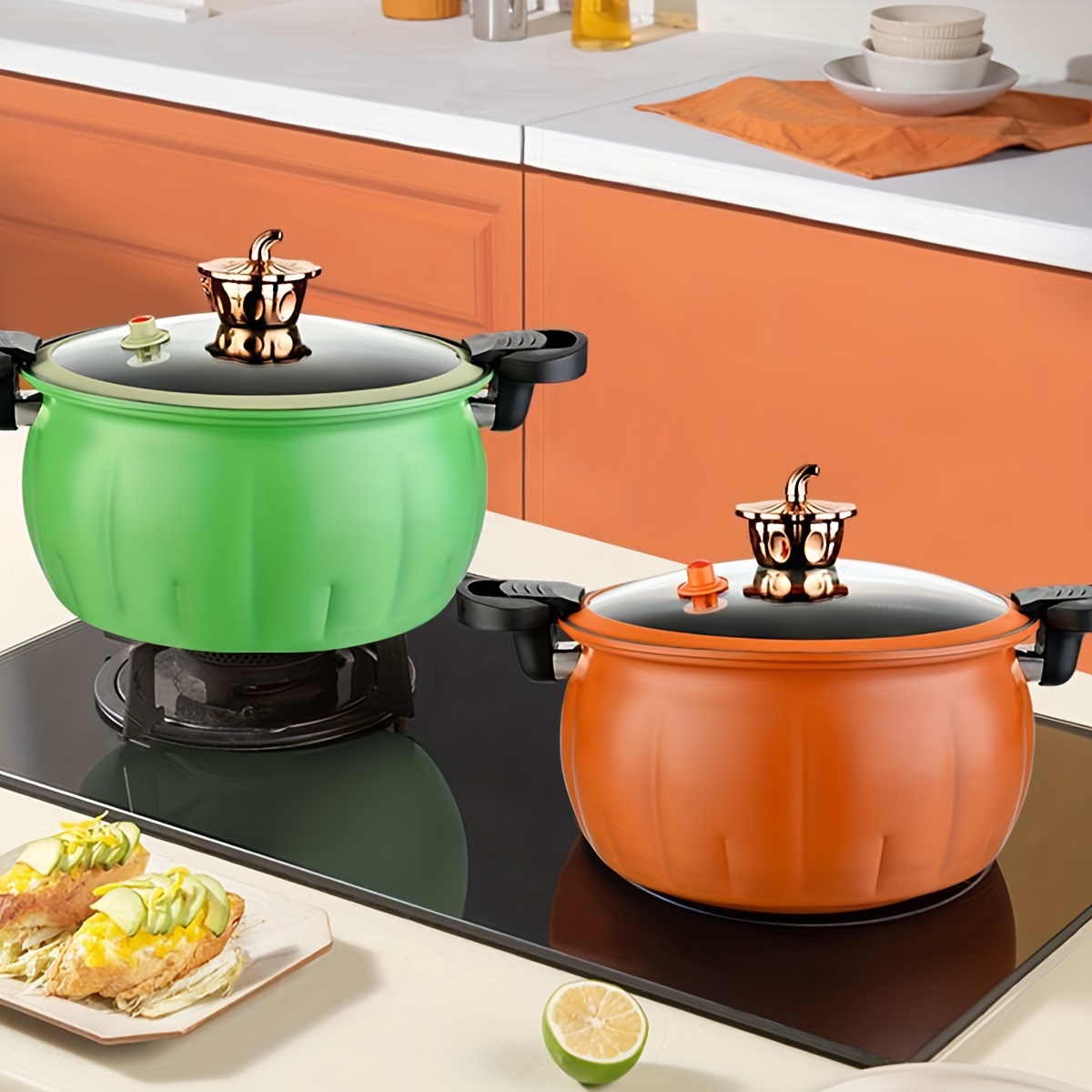 1pc 500ML Casserole Stew Pot Ceramic Cooking Pot with Lid (Assorted Color)  Korean Cookware Pots for Cooking Cookware Set