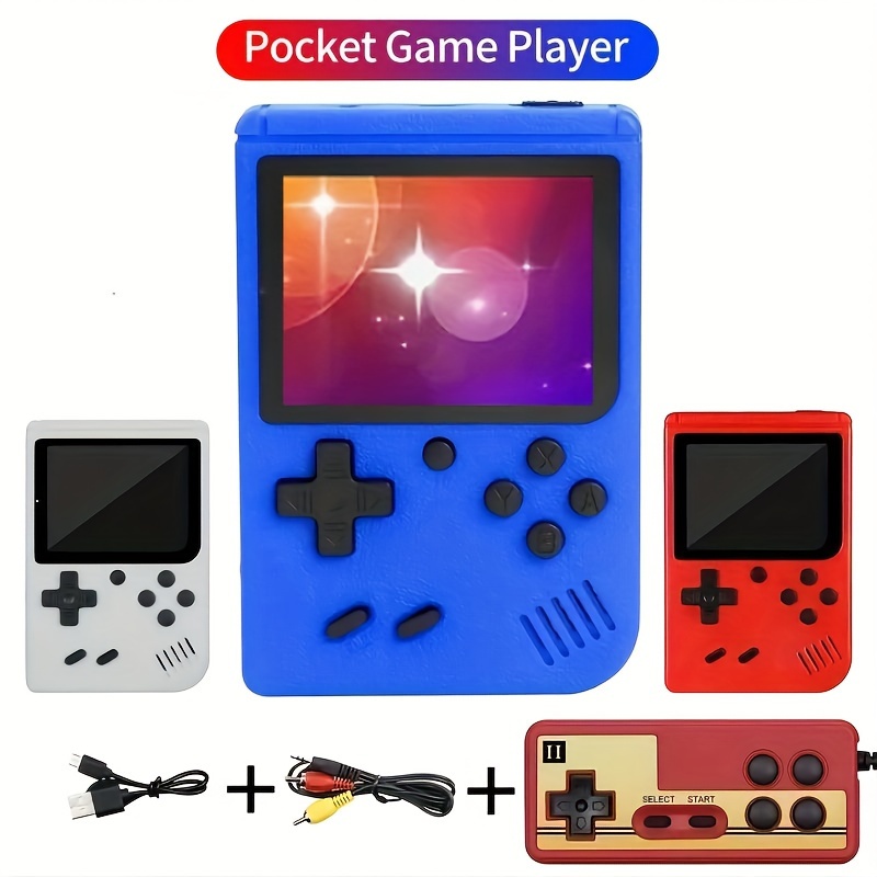 Retro Arcade Mini Handheld Game Console, FC, Portátil, Vídeo