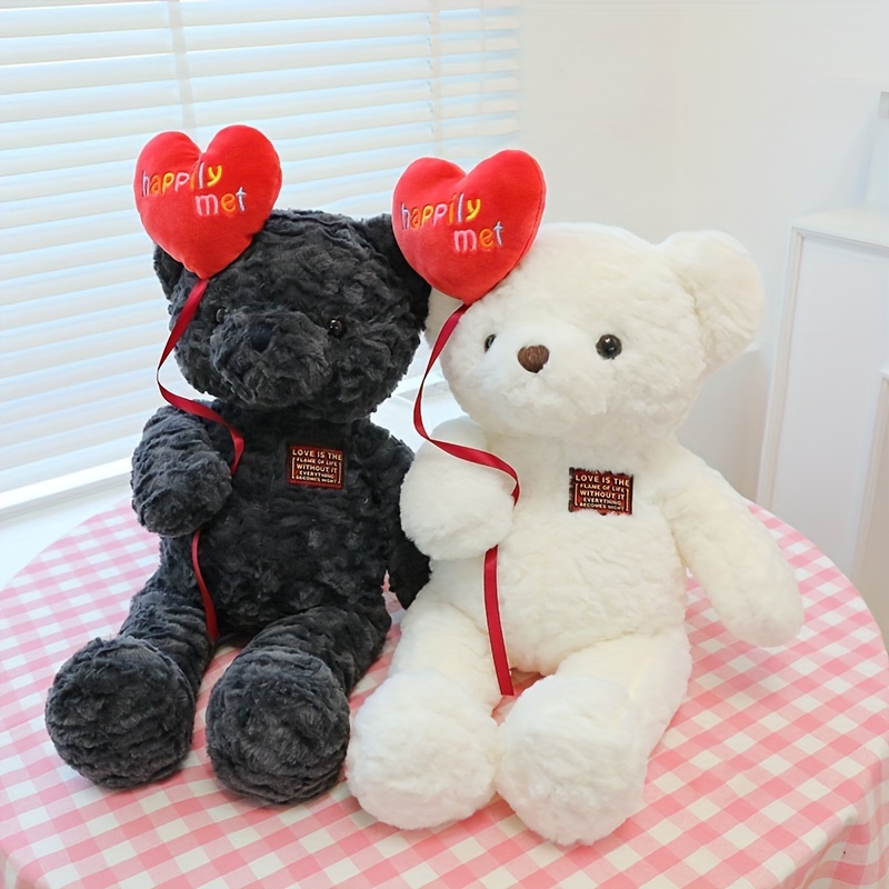 Orso di peluche con rose, orsacchiotto di peluche, peluche – orsetto di  peluche – morbido peluche – regalo per San Valentino, bambini e fidanzate