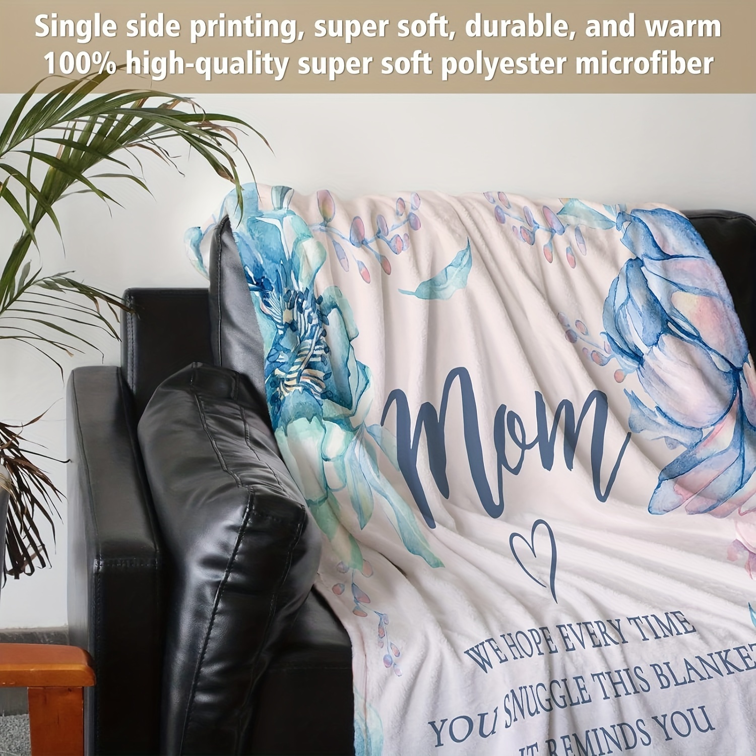 Gifts For Mom Blanket Mom Gifts From Daughter Son Best Mom - Temu