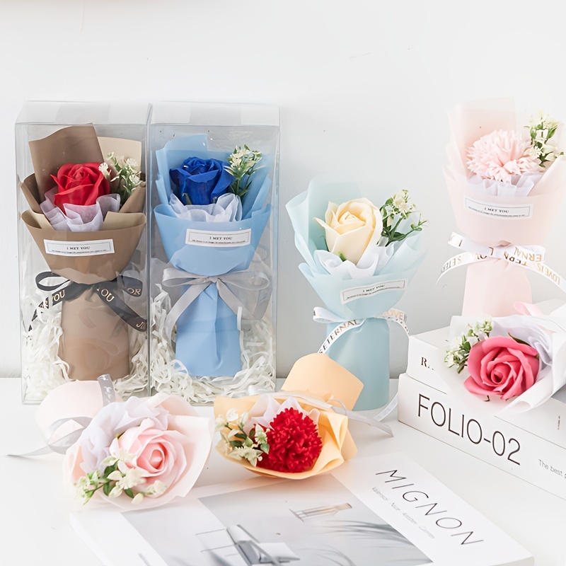 Simulazione di sapone Bouquet di girasole regalo festa dell'insegnante  festa della mamma fiore eterno matrimonio