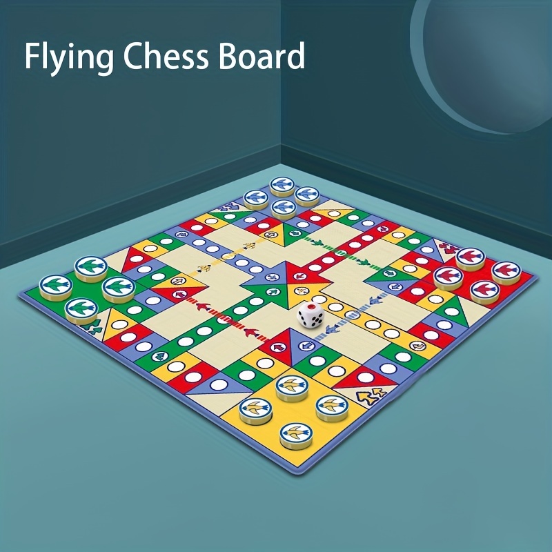 1Set Flying Chess Parent-Child Game Kids Aeroplane Chess Plastic