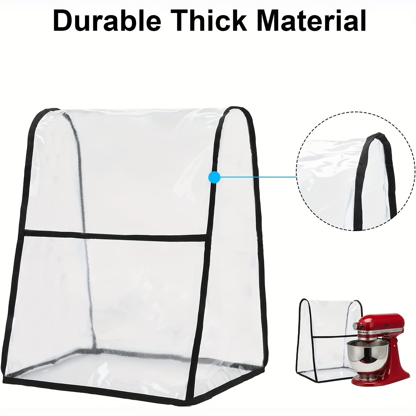 Kitchen Aid Mixer Cover, Clear Mixer Covers, Stand Mixer Accessories  Compatible With Kitchenaid Hamilton Mixers, Mixer Dust Cover Fits Fits All  Tilt Head & Bowl Lift Compatible 5-8 Quart Models