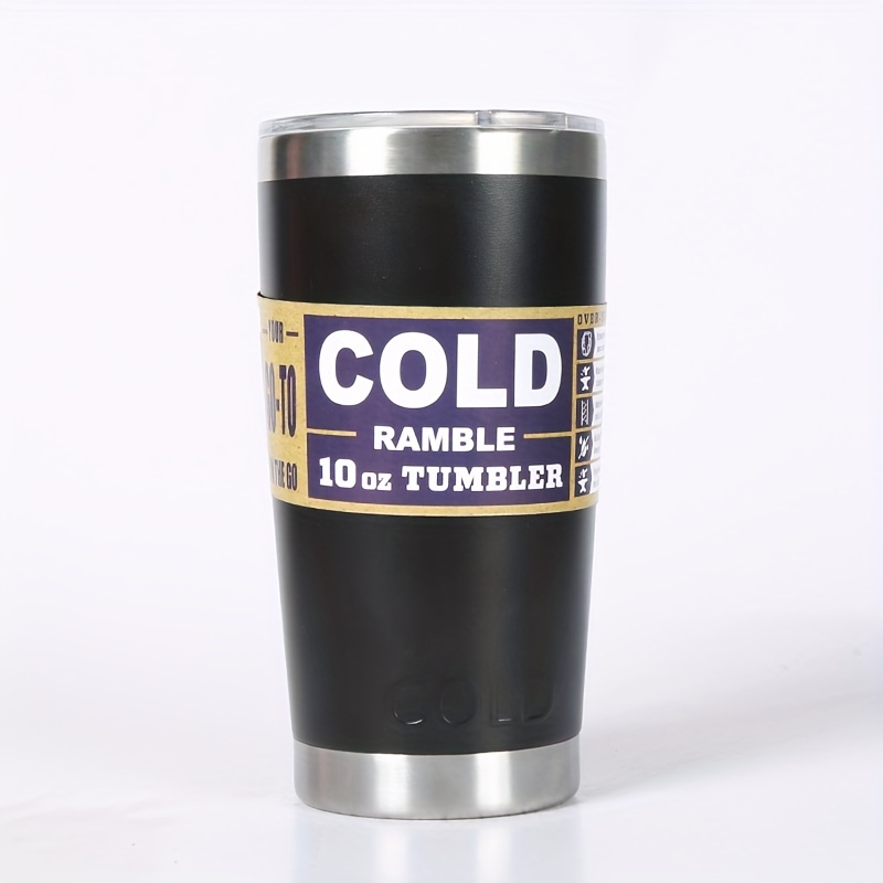 cold 20oz stainless steel insulated tumbler 18 8 steel - Temu