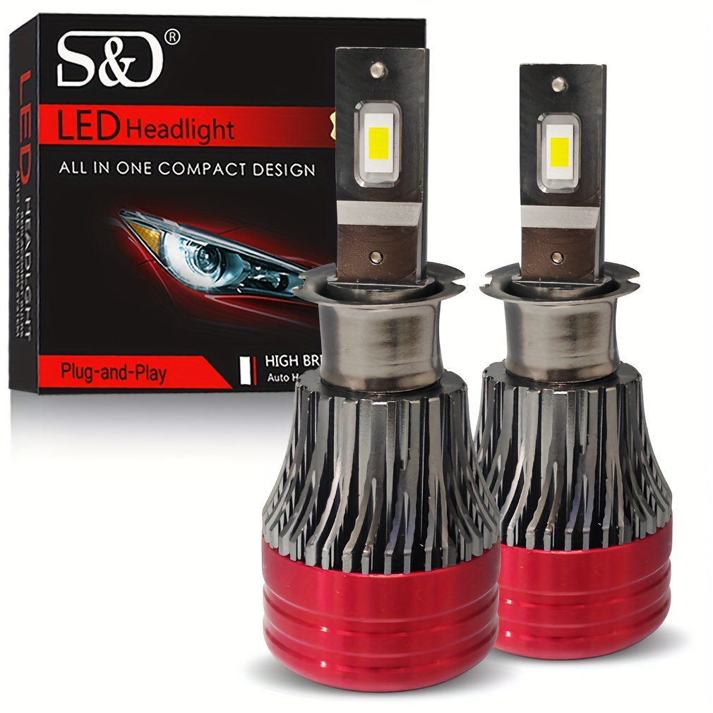 S d H7 Led Bulbs Headlight H4 Led Headlight H1 H3 H11 H8 H9 - Temu