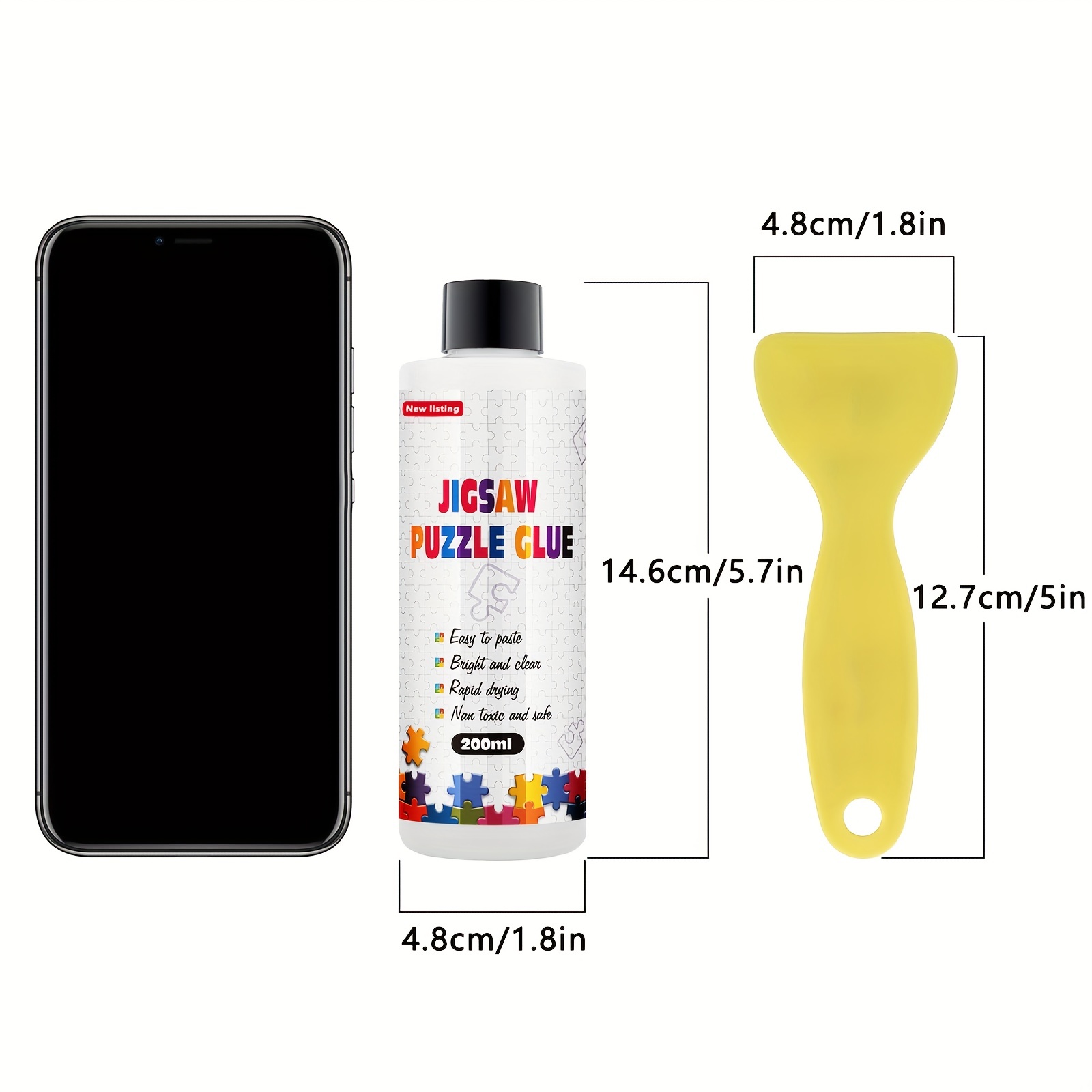 Puzzle Glue Clear With New Sponge Head Replace Puzzle Saver - Temu United  Arab Emirates