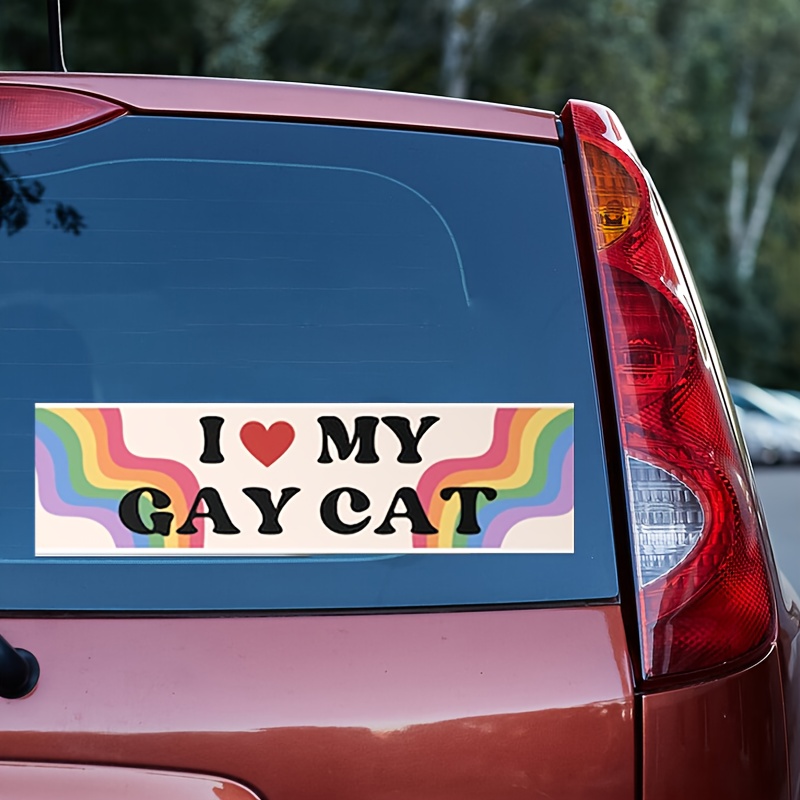 76 PCS Original Funny Prank Bumper Stickers, Funny LGBT Gay Stickers for  Vehicle