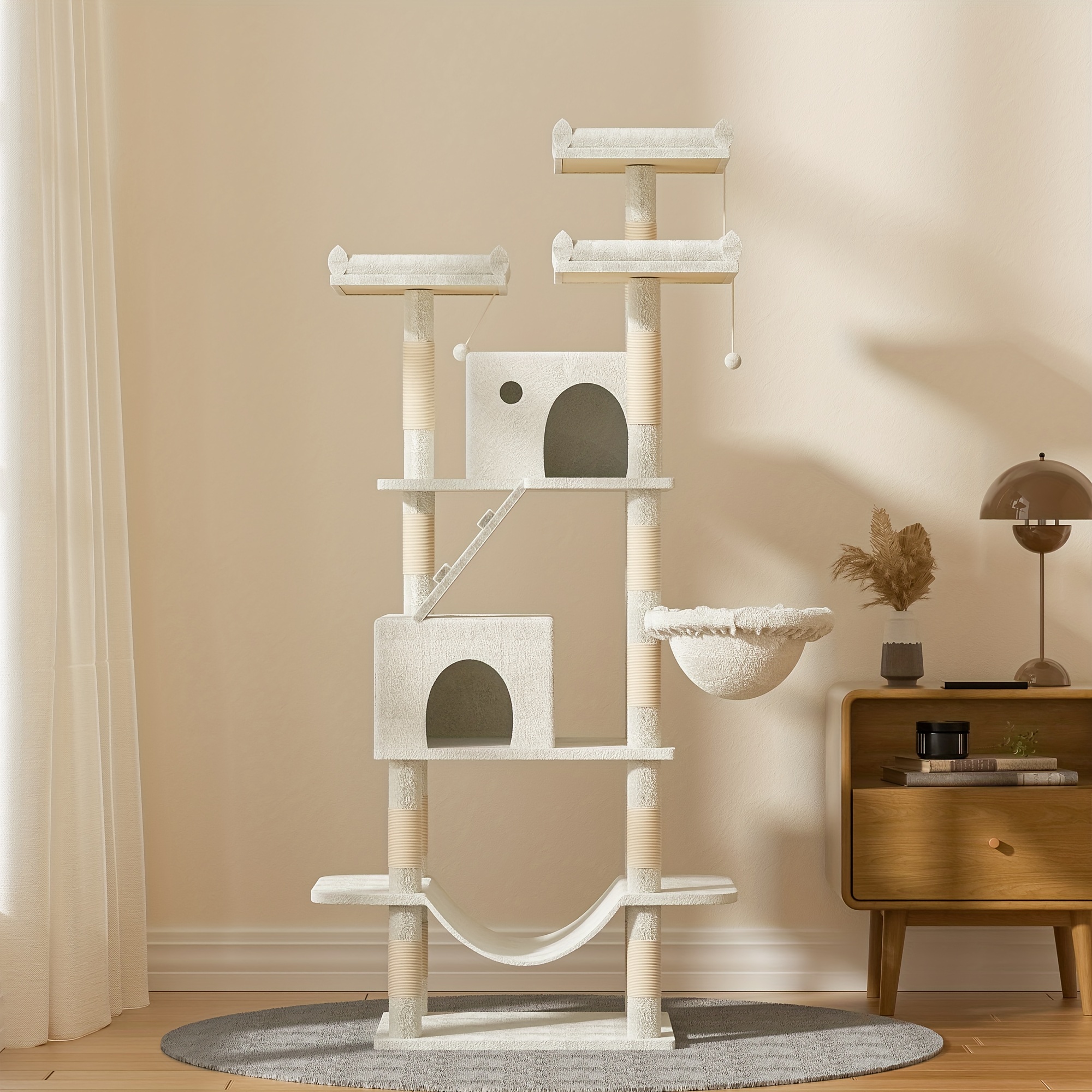 Large Big Cat Tower Indoor Cats Tall Cat Tree 3 - Temu