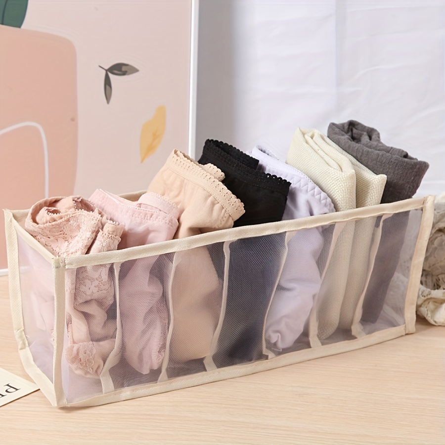 Clear Wardrobe Clothes Organizer Dacron Clothes Separation Storage Bag