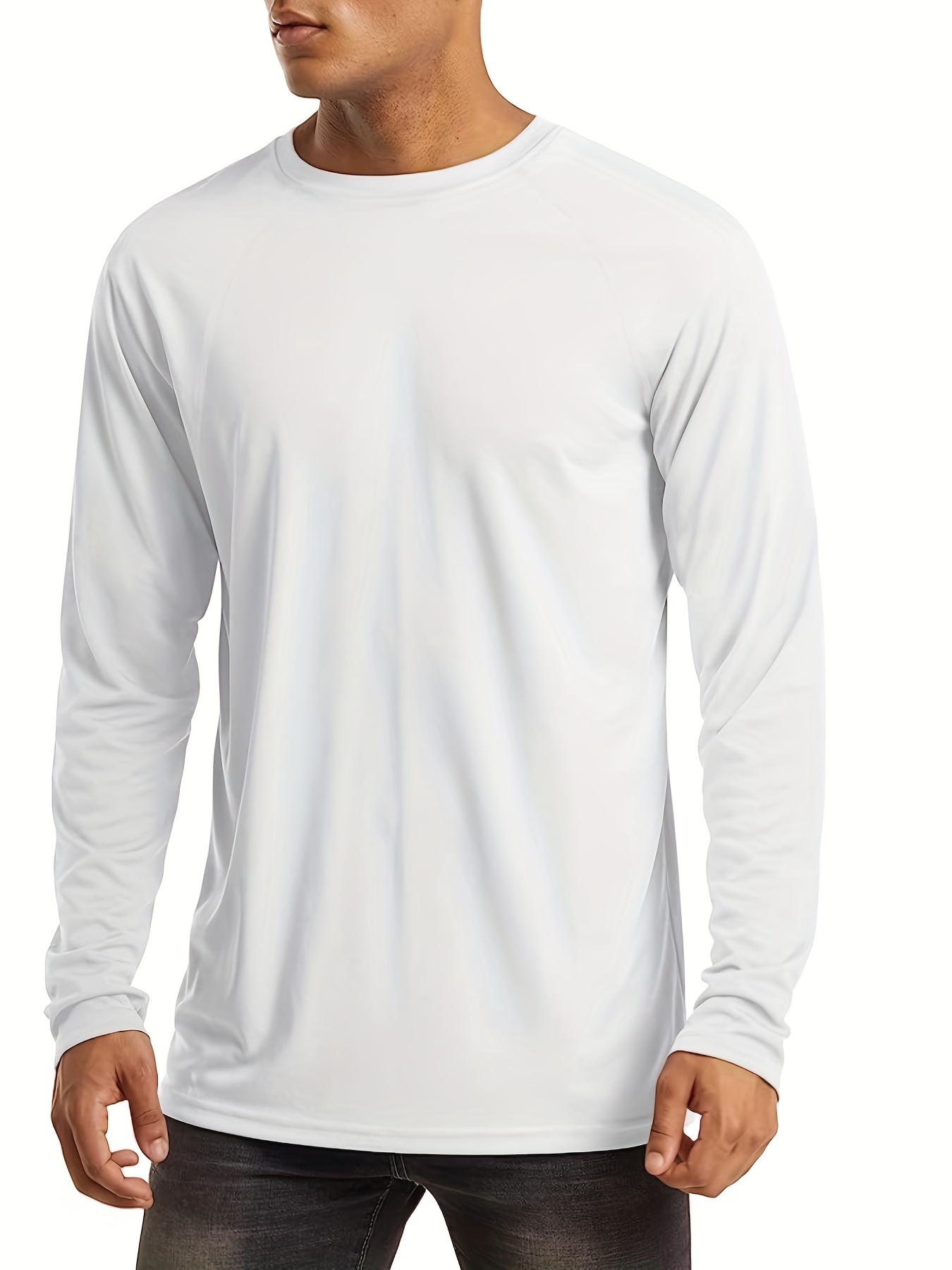 Men's Long Sleeve Shirt Sun Protection Sport Shirt Outdoor T - Temu New  Zealand