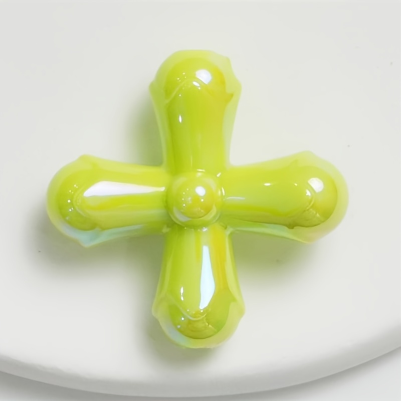 Halloween Style Delicate Colorful Cross Shape Ab Color - Temu