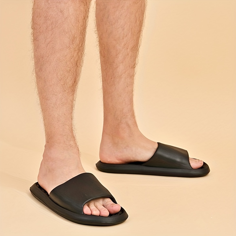 Men's Cloud Slides Pillow Slides, Casual Non Slip Slippers, Open Toe Shoes  For Indoor Outdoor Beach Shower, Spring And Summer - Temu Cyprus
