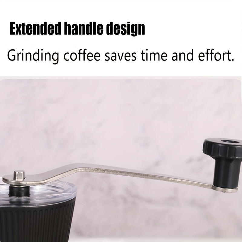 Manual Coffee Grinder, Stainless Steel Conical Burr Hand Coffee Grinder  Mill, Adjustable for Fine/Coarse Grind, Perfect for Home and Camping