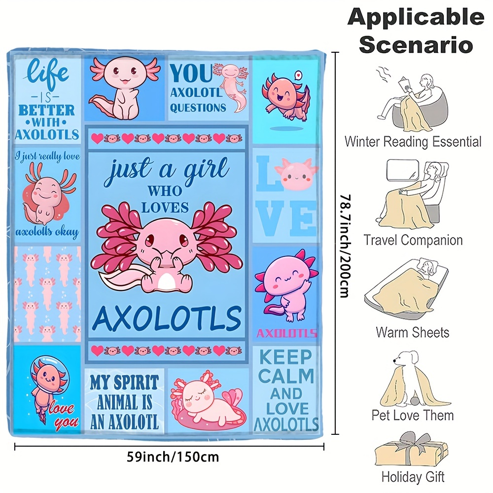 Axolotl Gifts For Girls/kids/women Judt A Girl Who Loves - Temu