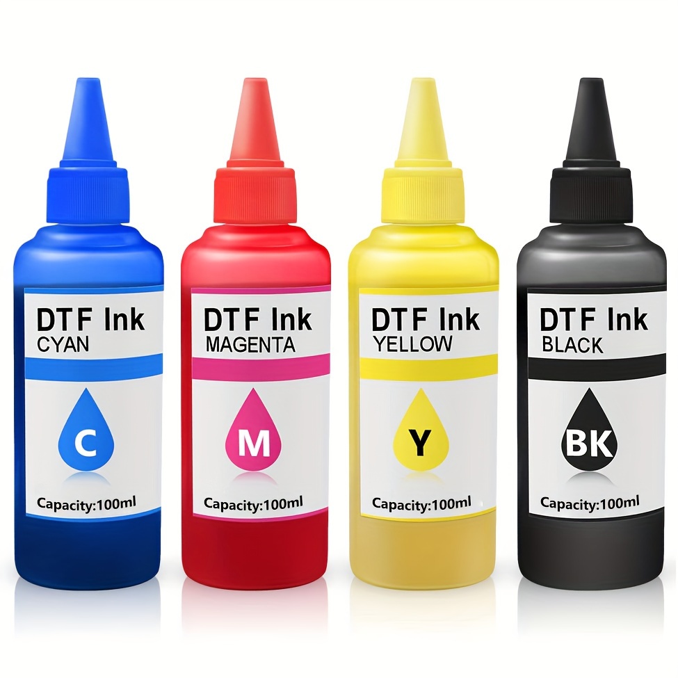  L&C DTF Ink for EPSON ET 8550, DTF Transfer Ink Refill for  epson et-8550 D570 R1390 DTF Printers, Heat Transfer Printing Ink Set 100ml  X 6 : Office Products