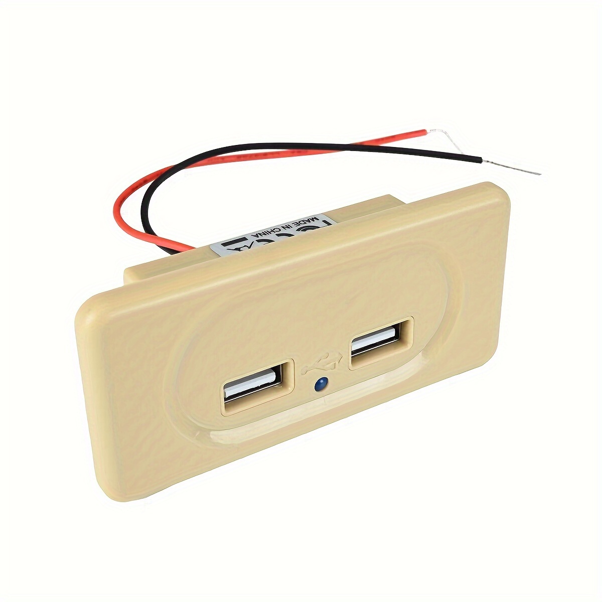 3.1a 12 V Dual Usb Port Fast Charger Socket Power Outlet - Temu