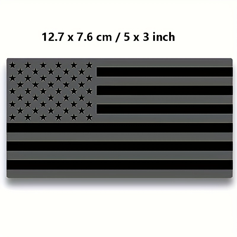 Tesla Model 3 Quarter Window Protector American Flag Decal Sticker Matte  Black