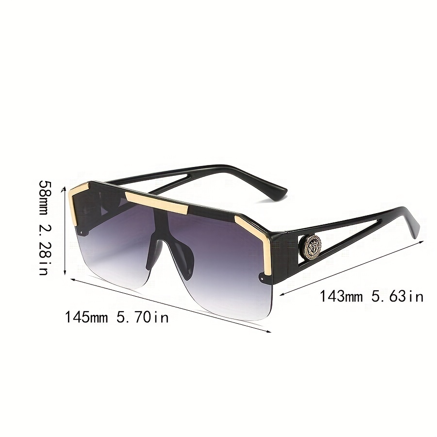 Evidence Square Sunglasses Men's Fashion Rectangle Women Metal Luxury Brand Sun Glasses 2021