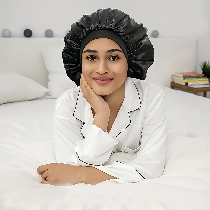 Cappello Seta Satinata Dormire, Cuffia Doccia Elastico Donne, Cuffia  Riutilizzabile Capelli Ricci E Naturali - Accessori Bagno - Bellezza E  Salute - Temu Italy