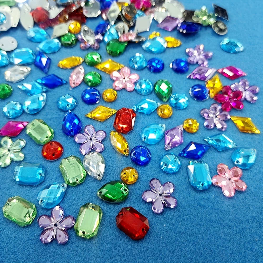 100 Pezzi Strass Cucire 7x15 Mm Occhio Cavallo Cucire Strass - Temu Italy