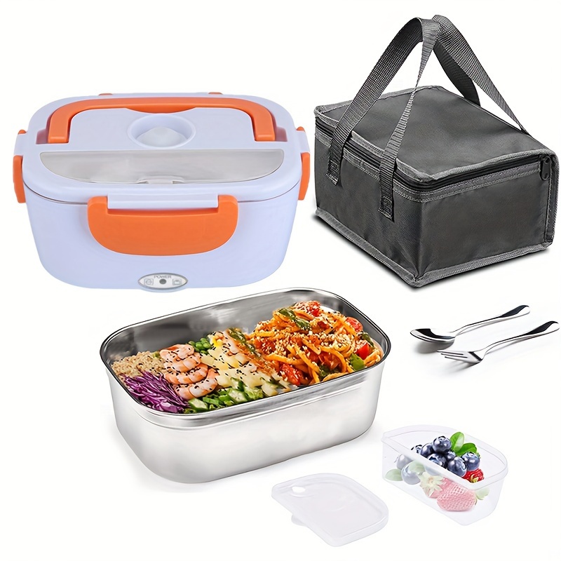 Electric Lunch Box - Fast 60W Food Heater 3-In-1 Portable Food Warmer Lunch  Box