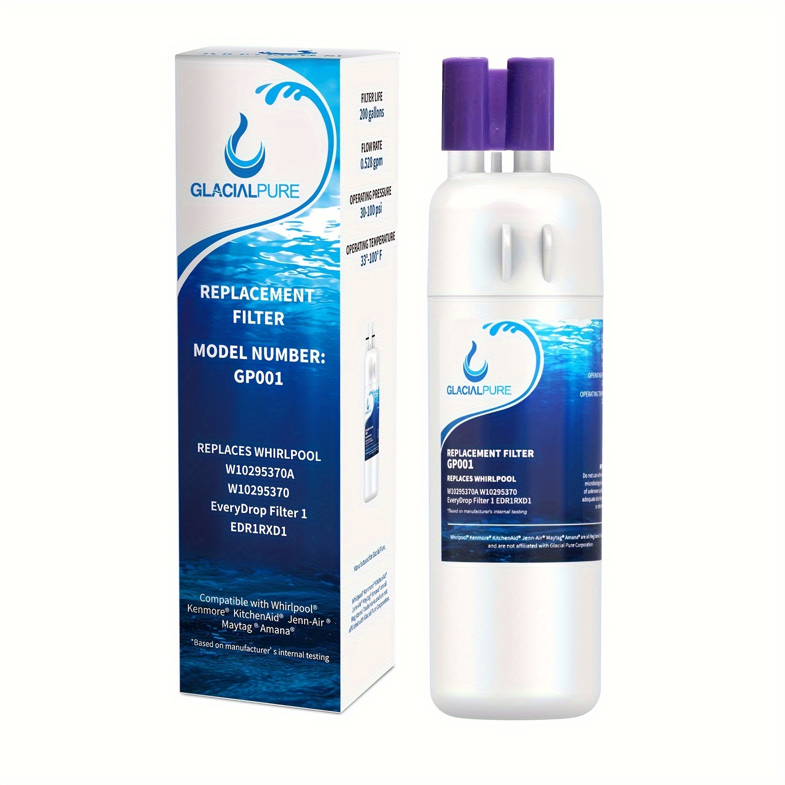 Refrigerator Water Filter, W10413645a W10238154 Frigidaire Water Filter  Replacement, Compatible With Edr2rxd1, Kenmore 46-9082, 46-9903, 9082, 9903  - Temu Australia