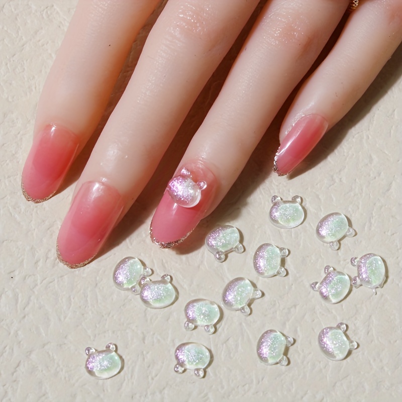 Heart Nail Gems 