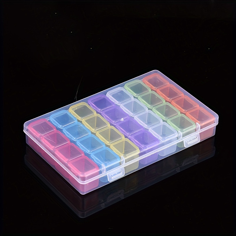 Transparent Multifunctional Portable Storage Box Nail Art - Temu