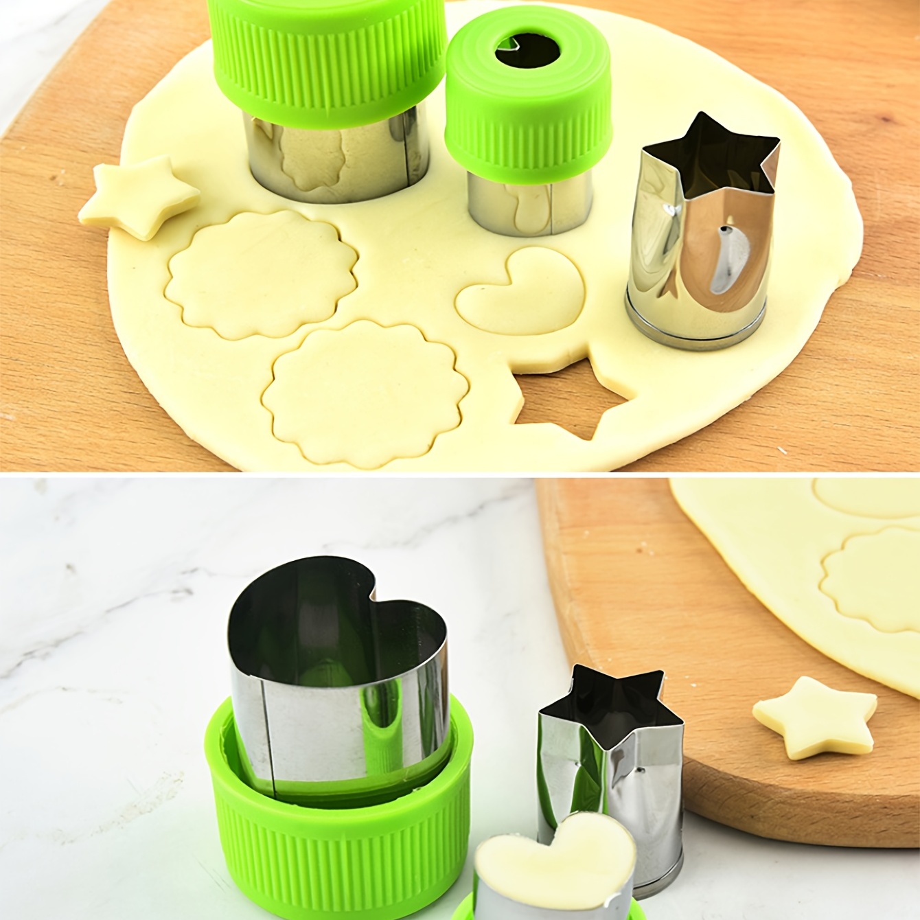 StarPack Vegetable Cutter Shapes Set (5 Piece) - Mini Cookie Cutters,  Vegetable Shape Cutters for Kids, Bento Lunch Box Accessories
