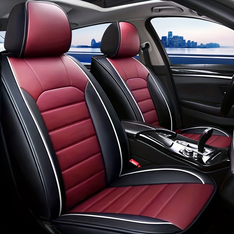 Universal Seat Covers Cars Waterproof Luxury Faux Leather - Temu