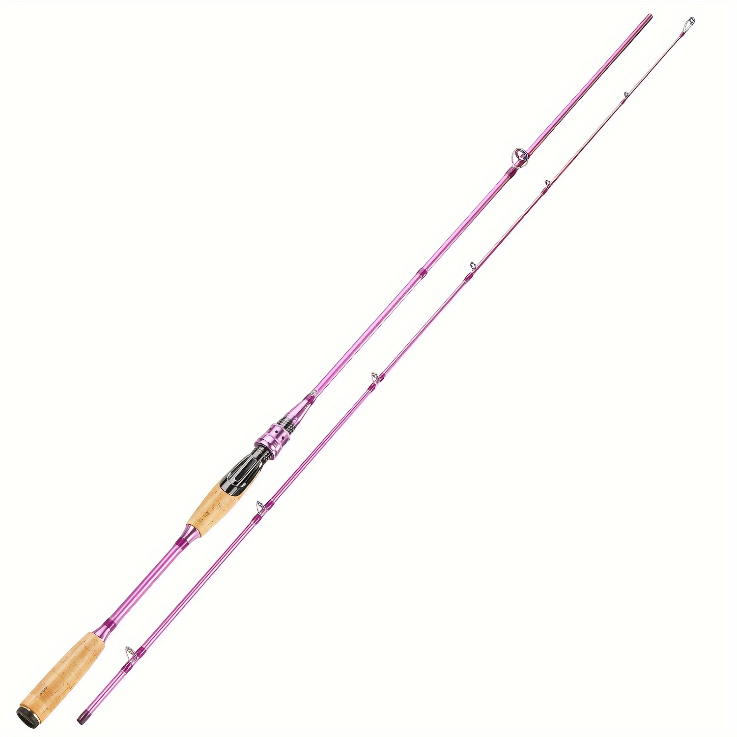 Sougayilang 2Pc Fishing Rod, Spinning Rod and Casting Rod Fishing Bass  Freshwater-Purple-1.8m-Spinning : : Sports, Fitness & Outdoors