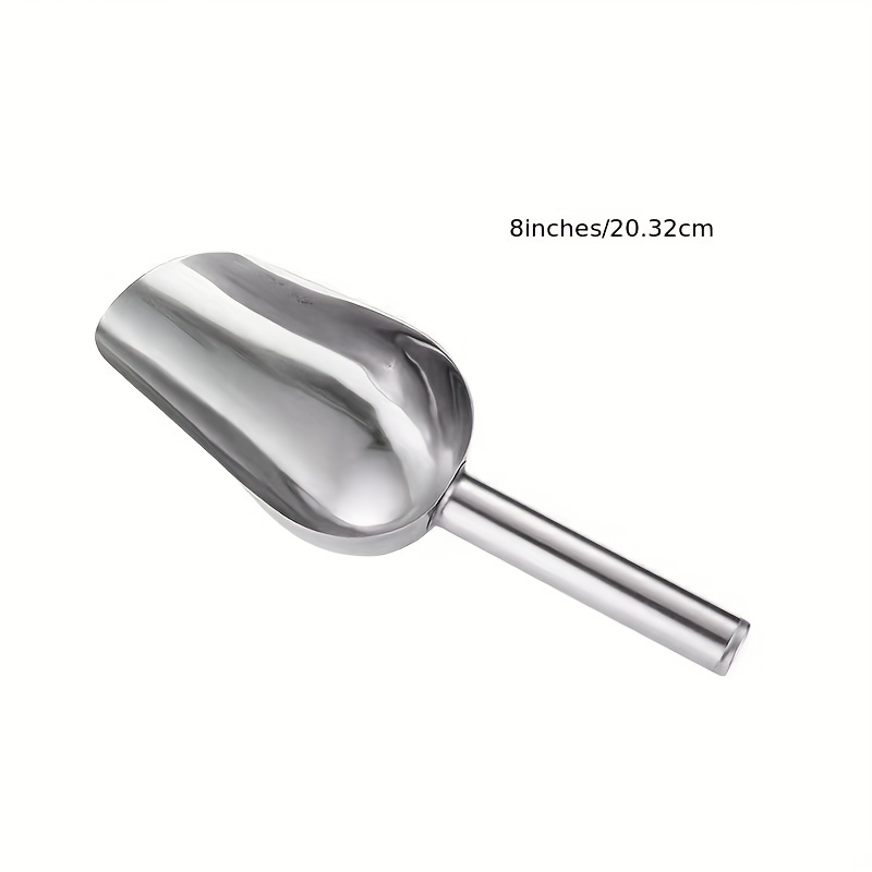 1pc Stainless Steel Ice Cream Scoop, Daily Silver Multifunction