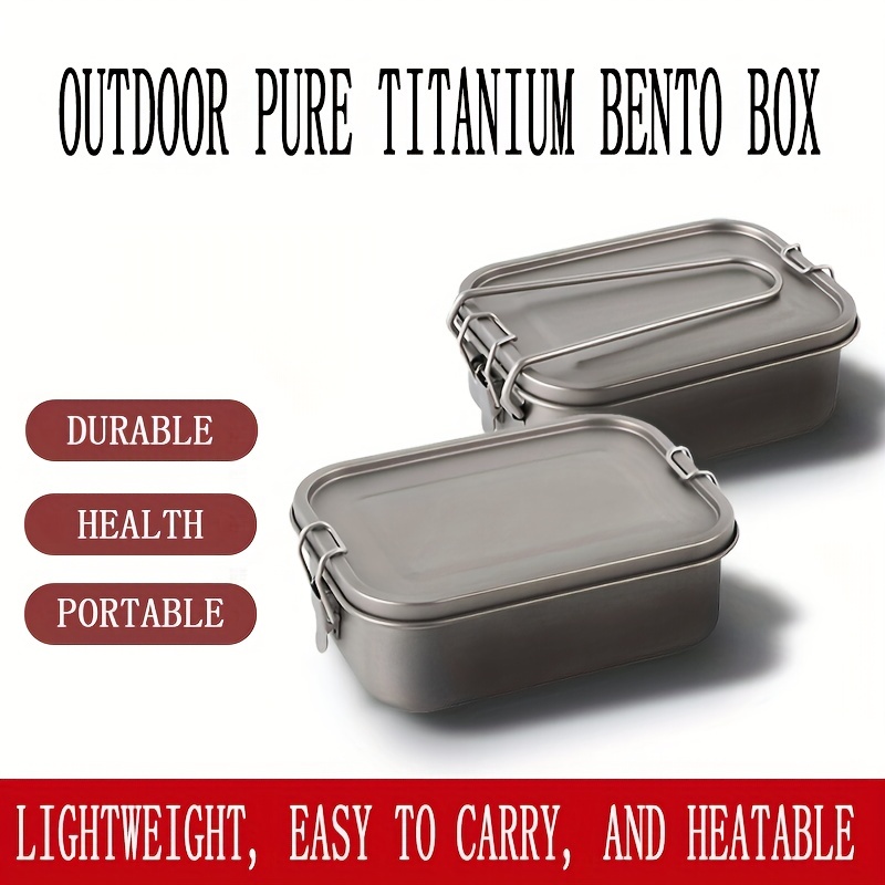 Stainless Steel Lunch Box With Silicone Cover, Compact Lunch Box, Metal Lunch  Box, For Teenagers And Workers At School, Canteen, Back School, For Camping  Picnic And Beach, Home Kitchen Supplies - Temu