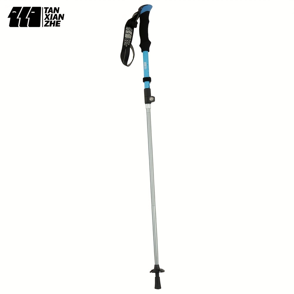 1pair Collapsible Trekking Poles 37 43 Adjustable Lightweight