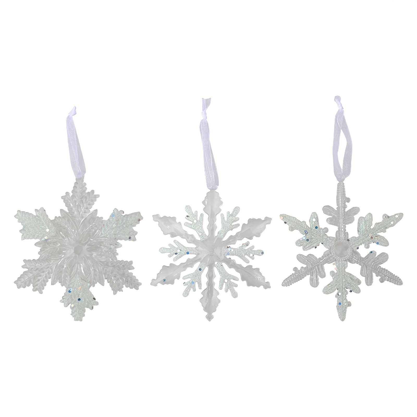 Crystal Clear Acrylic Snowflake