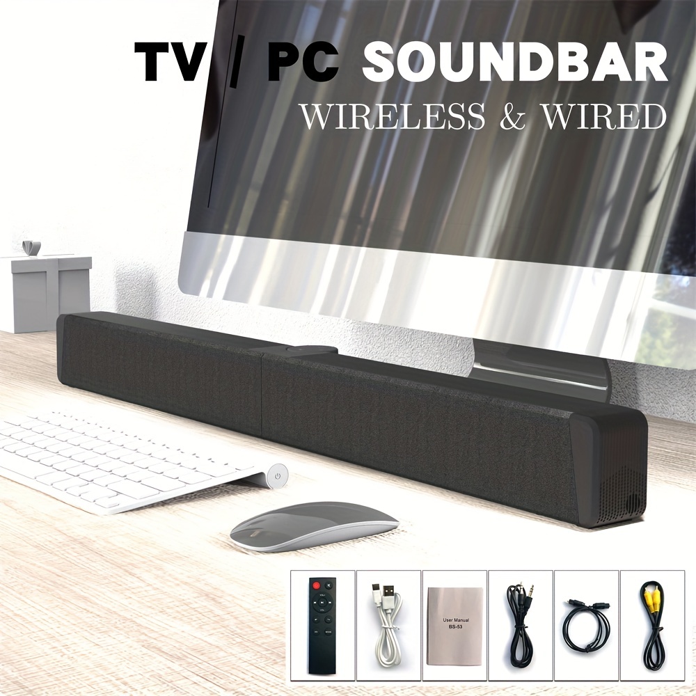  Altavoz de barra de sonido para PC y TV