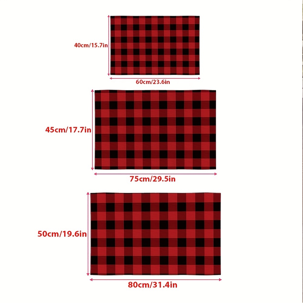 Buffalo Plaid Rug, Outdoor Rug Front Door Decorative Mat, Hand-woven  Foldable Rug For Layered Door Mats Washable Carpet For Front Porch, Entryway,  Farmhouse - Temu