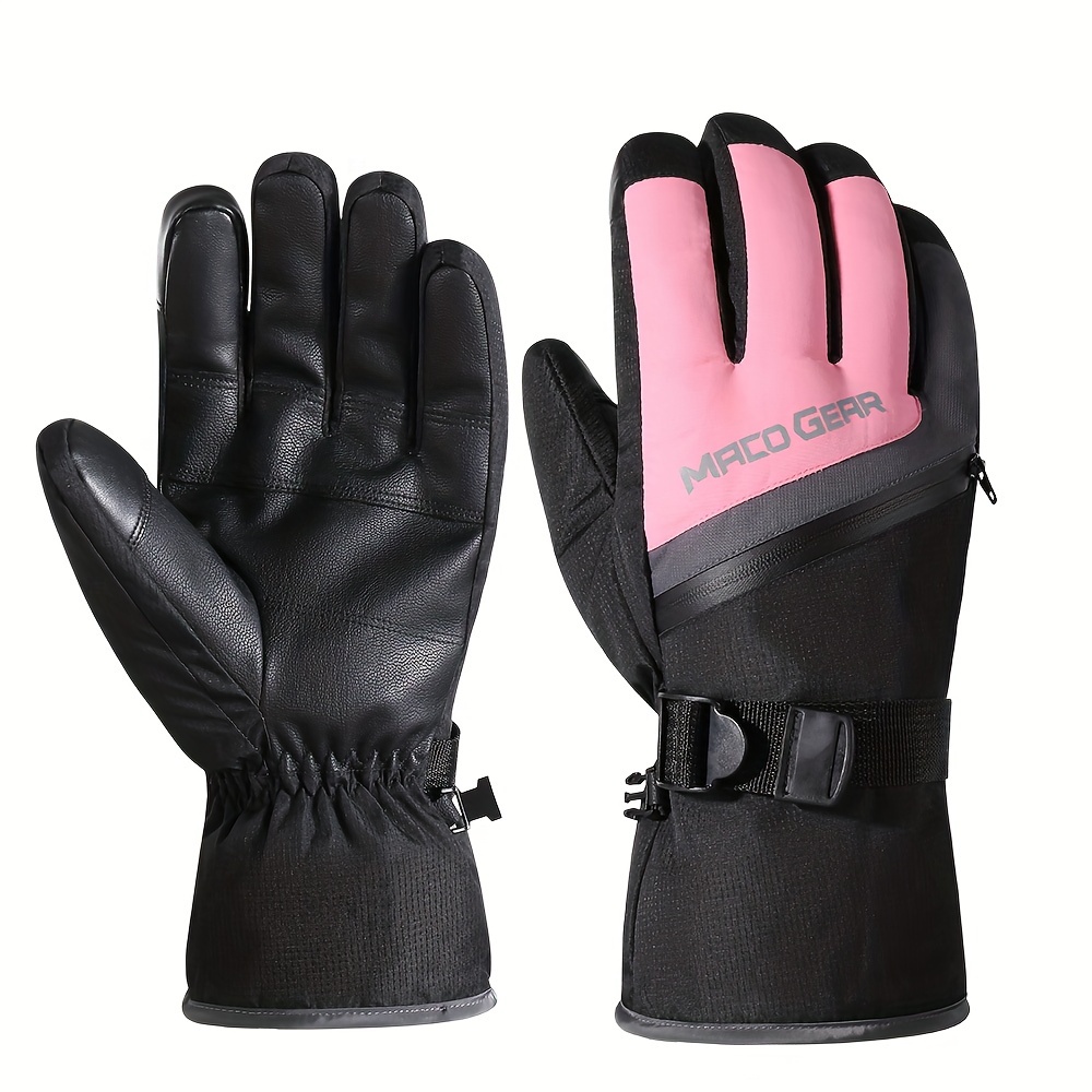 MVPTOO Winter Skiing Full Finger Gloves Touch Screen Outdoor Snowmobile Thermal