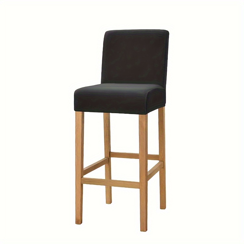 TEMU 1 Housse de tabouret de bar Renard Argenté, Housse de tabouret haut