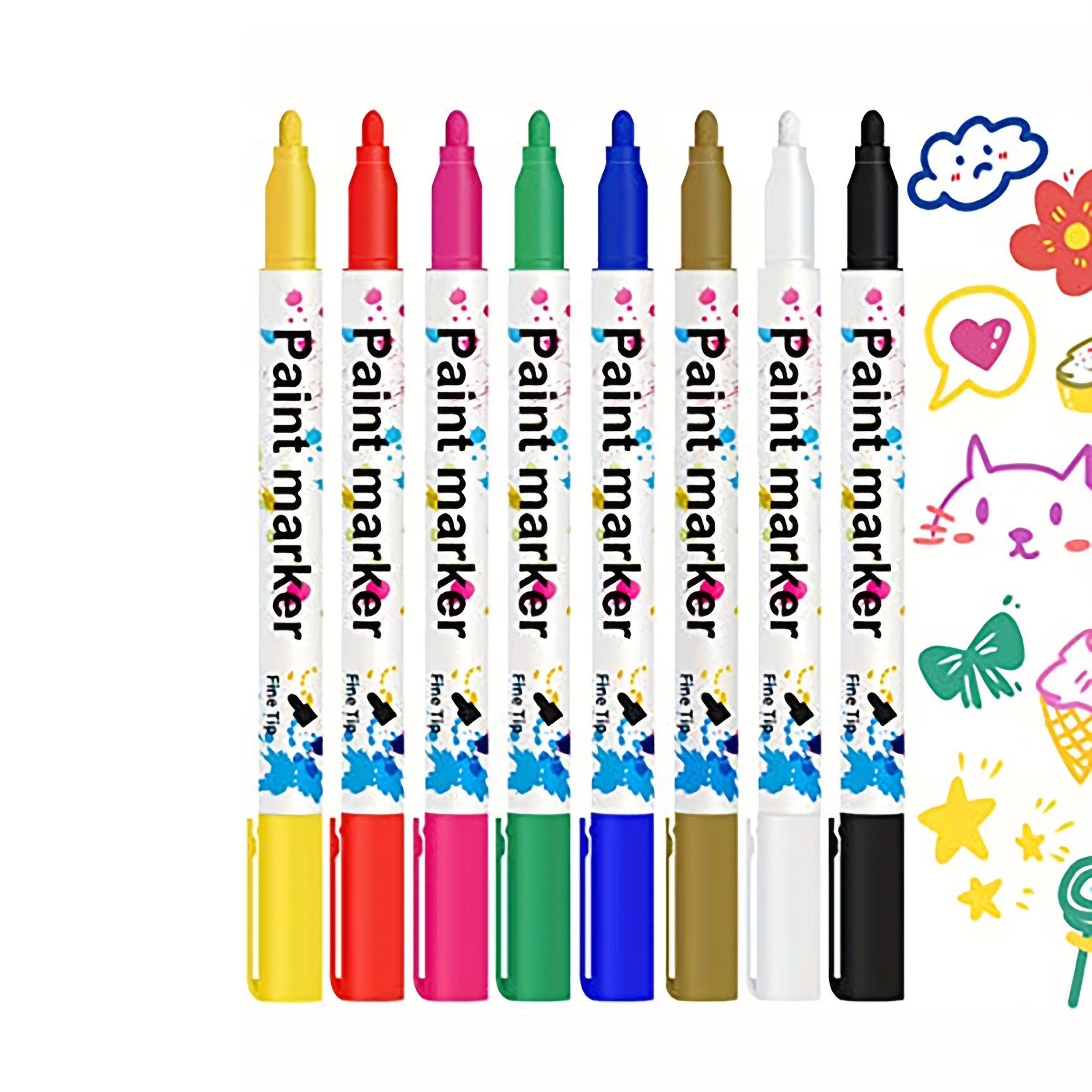 12 color Metal Quick Drying Crayon Diy Painting Graffiti - Temu