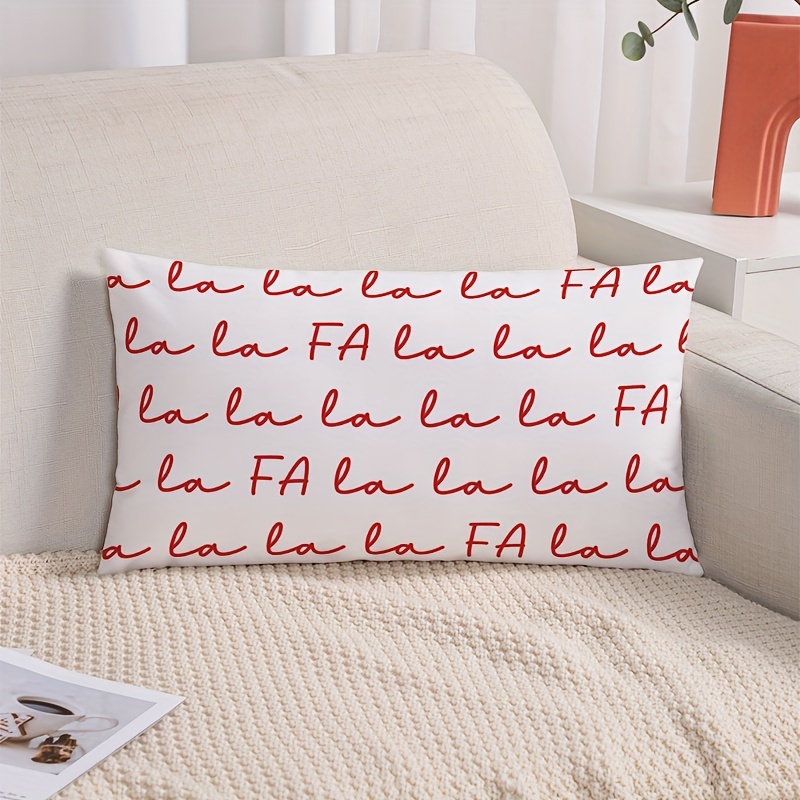 Falalalala pillow hotsell