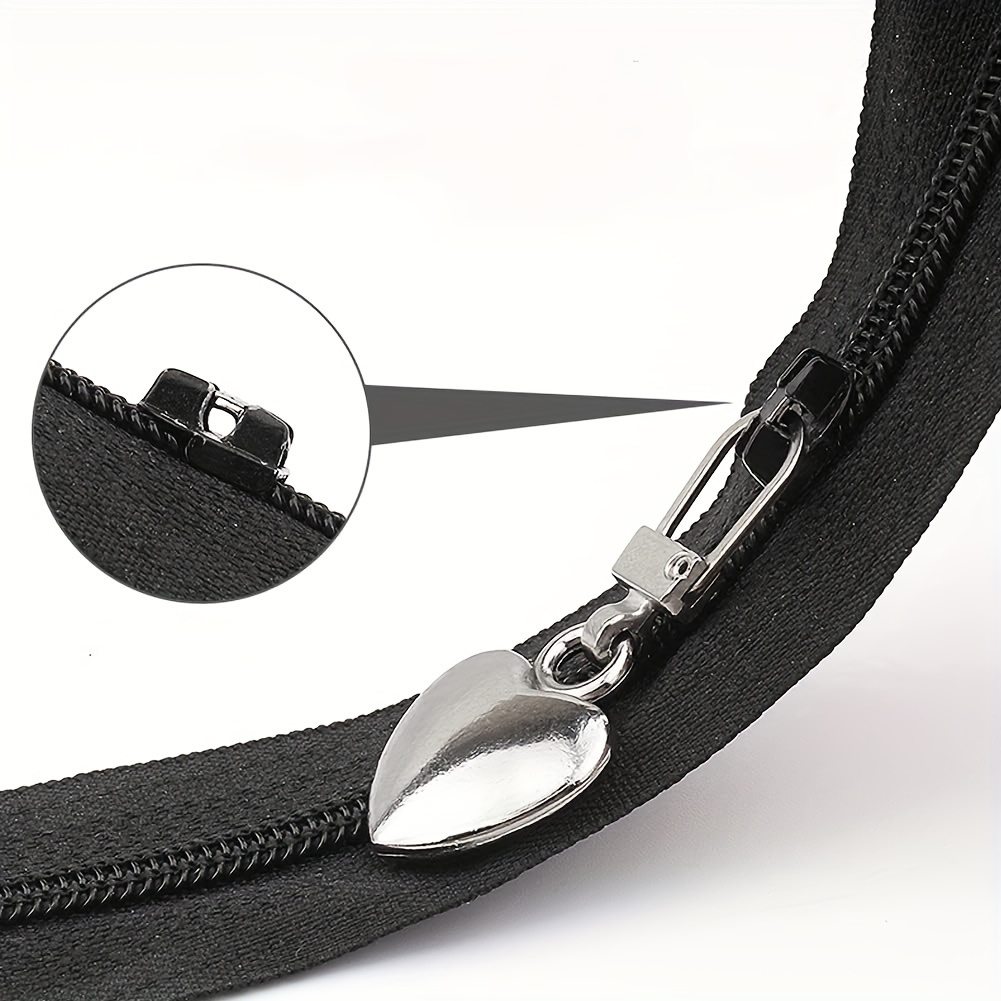 10pcszipper Pull Replacement, Detachable Metal Zipper Pull Kit Heart Shaped Zipper  Pulls For Coats Backpacks Jackets Pants Jeans Suitcase Purses Handb