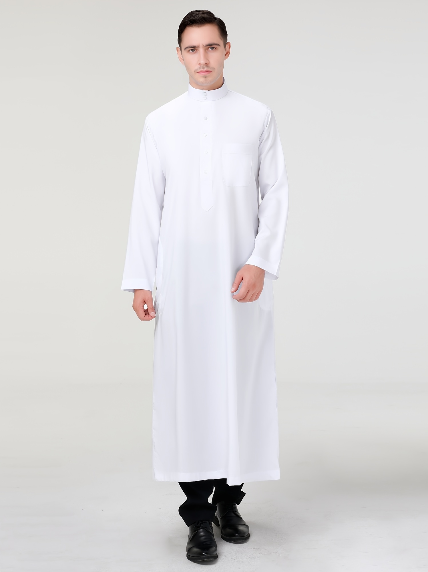 Conjunto de túnica blanca con potur – ToroModa