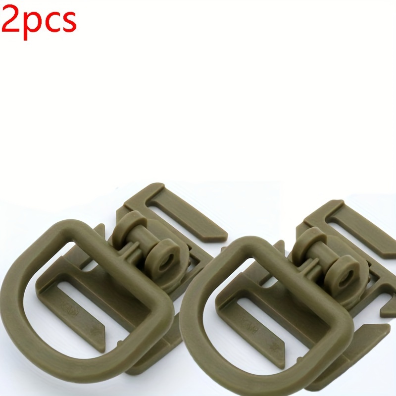 10pcs Webbing Buckle Clip, Bidirectional Detachable Backpack Accessories  For Outdoor Camping Hiking