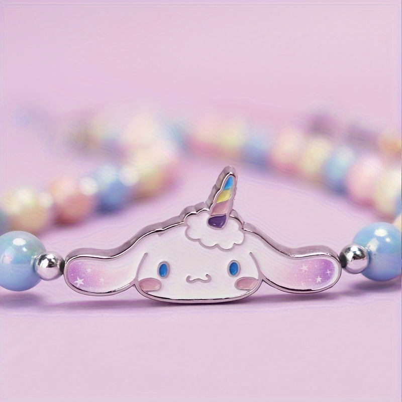 Sanrio Cinnamoroll Beaded Charm Mobile Phone Wrist Strap