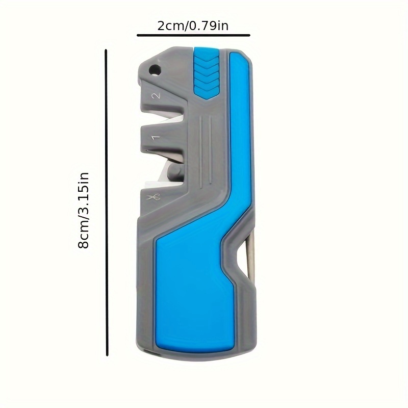 Portable Tungsten Ceramic Carbide Knife Sharpener For Outdoor Camping,  Hiking, And Fishing - Perfect For Sharpening Fish Hooks And Pocket Tools -  Temu