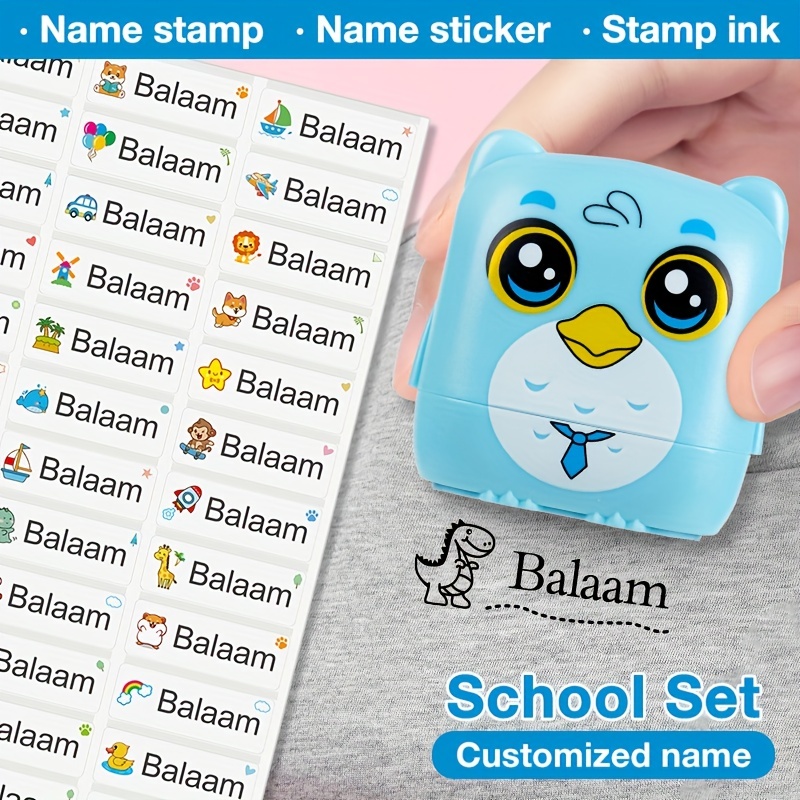 Name Stamp Customized/ Customize School Name Stamp/ - Temu