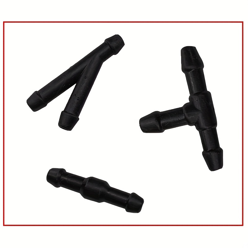 Car Wiper Water Spray Nozzle Connection Hose Windshield Washer Water Pipe
